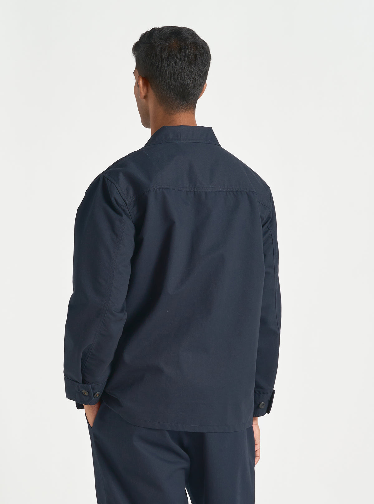 Universal Works Jungle Jacket in Navy Brushed Polytech