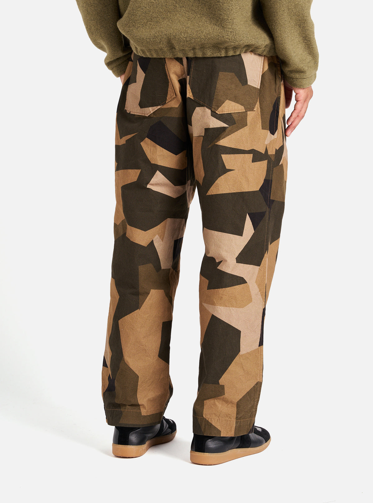 Universal Works Duke Pant in Brown Swedish Camo