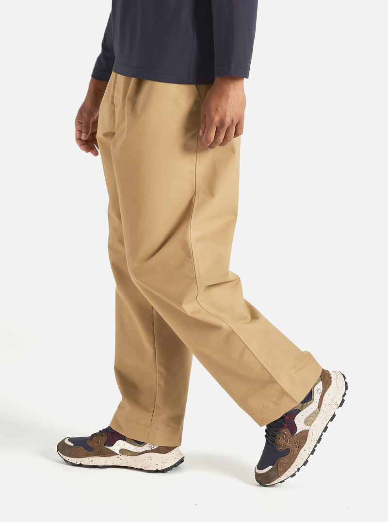 Universal Works Duke Pant in Sand Brushed Polytech