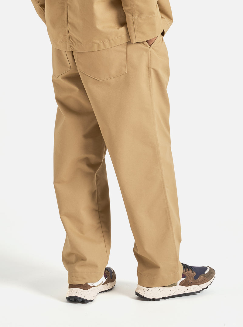 Universal Works Duke Pant in Sand Brushed Polytech