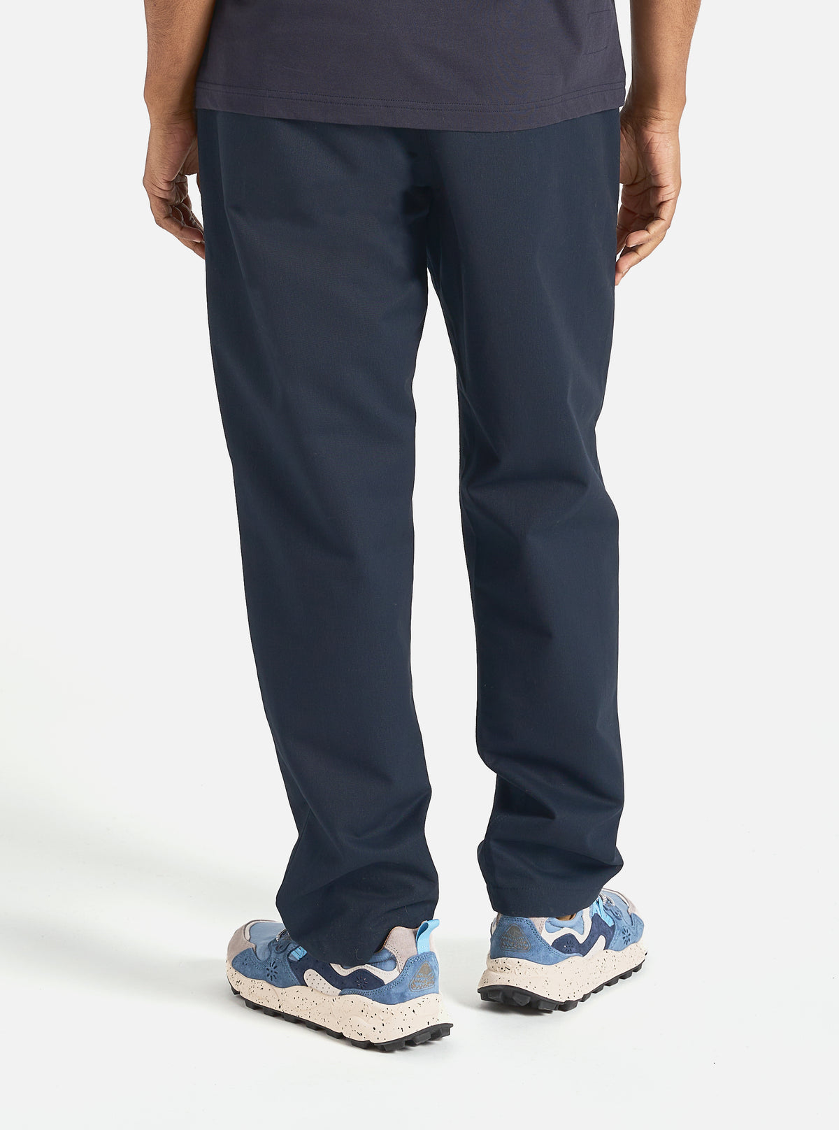 Universal Works Military Chino in Navy Brushed Polytech