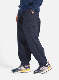 Universal Works Loose Cargo Pant in Navy Winter Twill