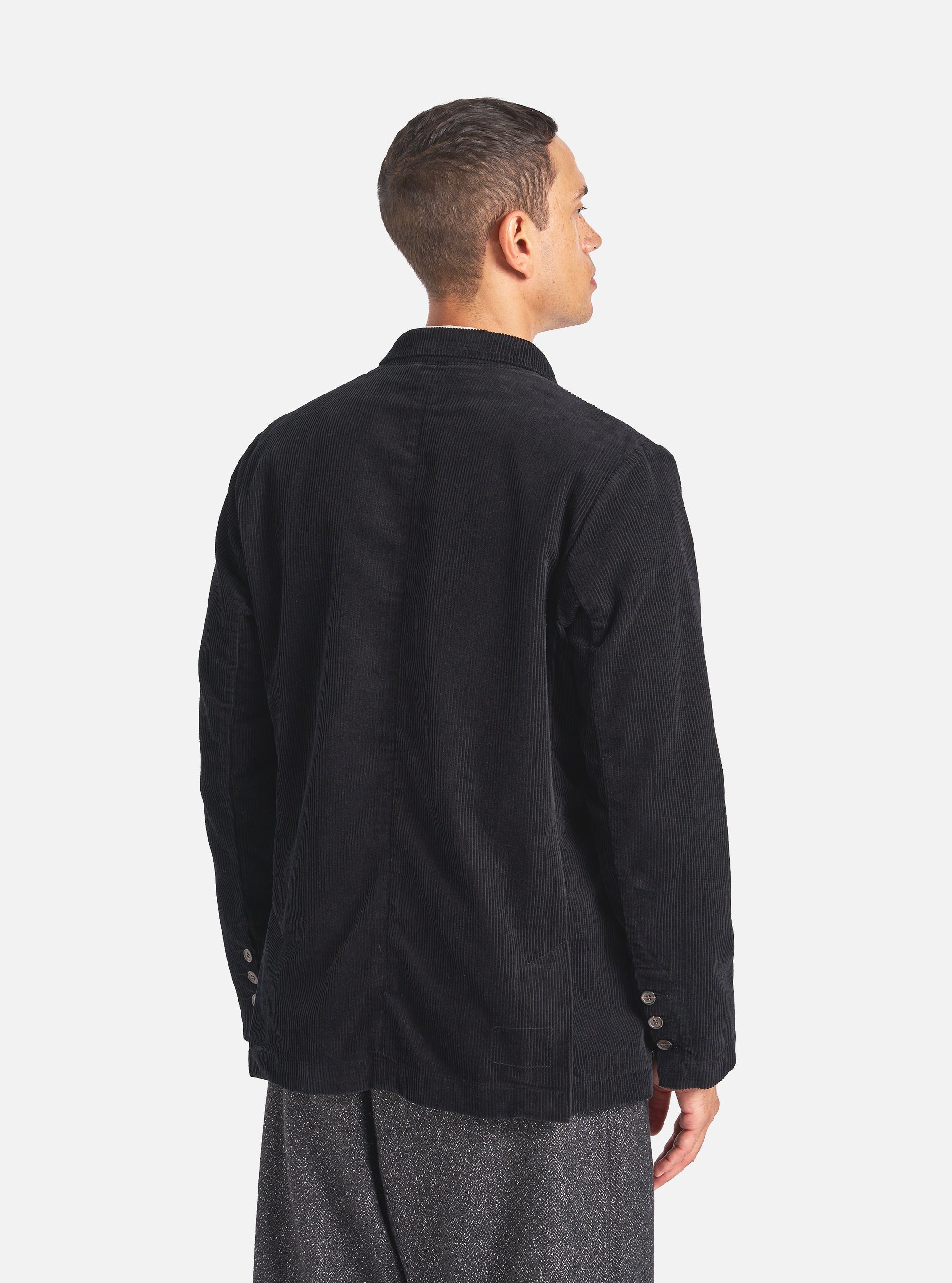 Universal Works Manor Jacket in Black Cord