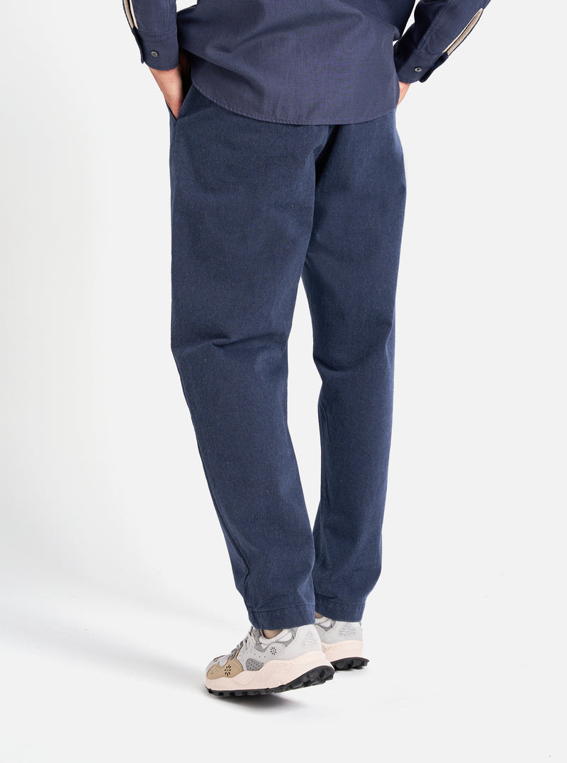 Universal Works Military Chino in Indigo Recycled Denim