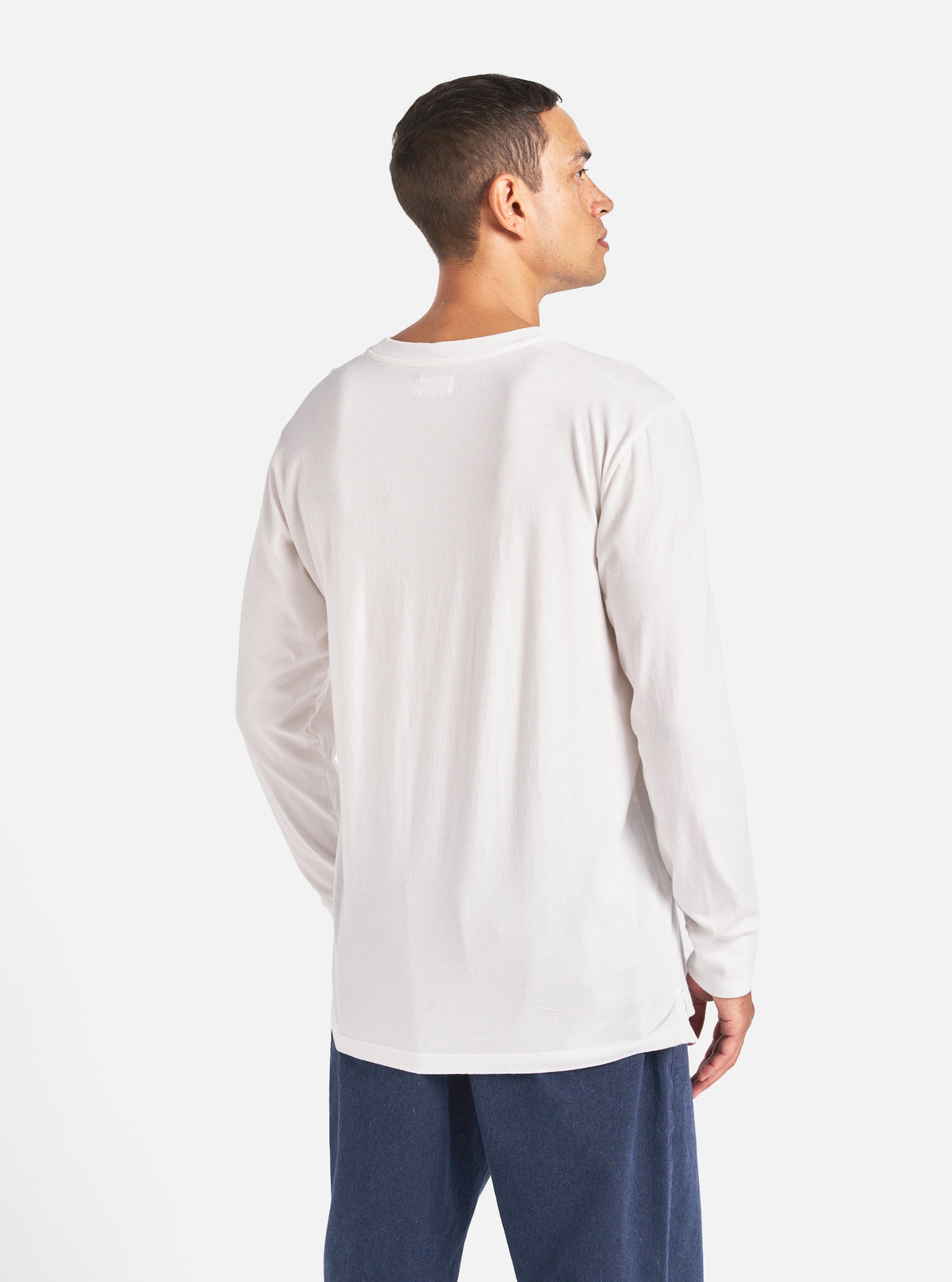 Universal Works L/S Tee in Ecru Organic Jersey