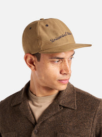 Universal Works Baseball Hat in Khaki Canvas