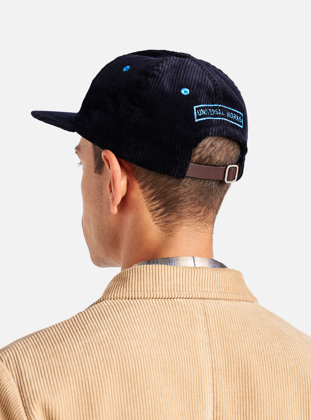 Universal Works Baseball Hat in Navy Brisbane Cord