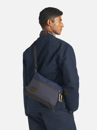 master-piece x Universal Works Shoulder Bag in Navy Recycled Tech Canvas