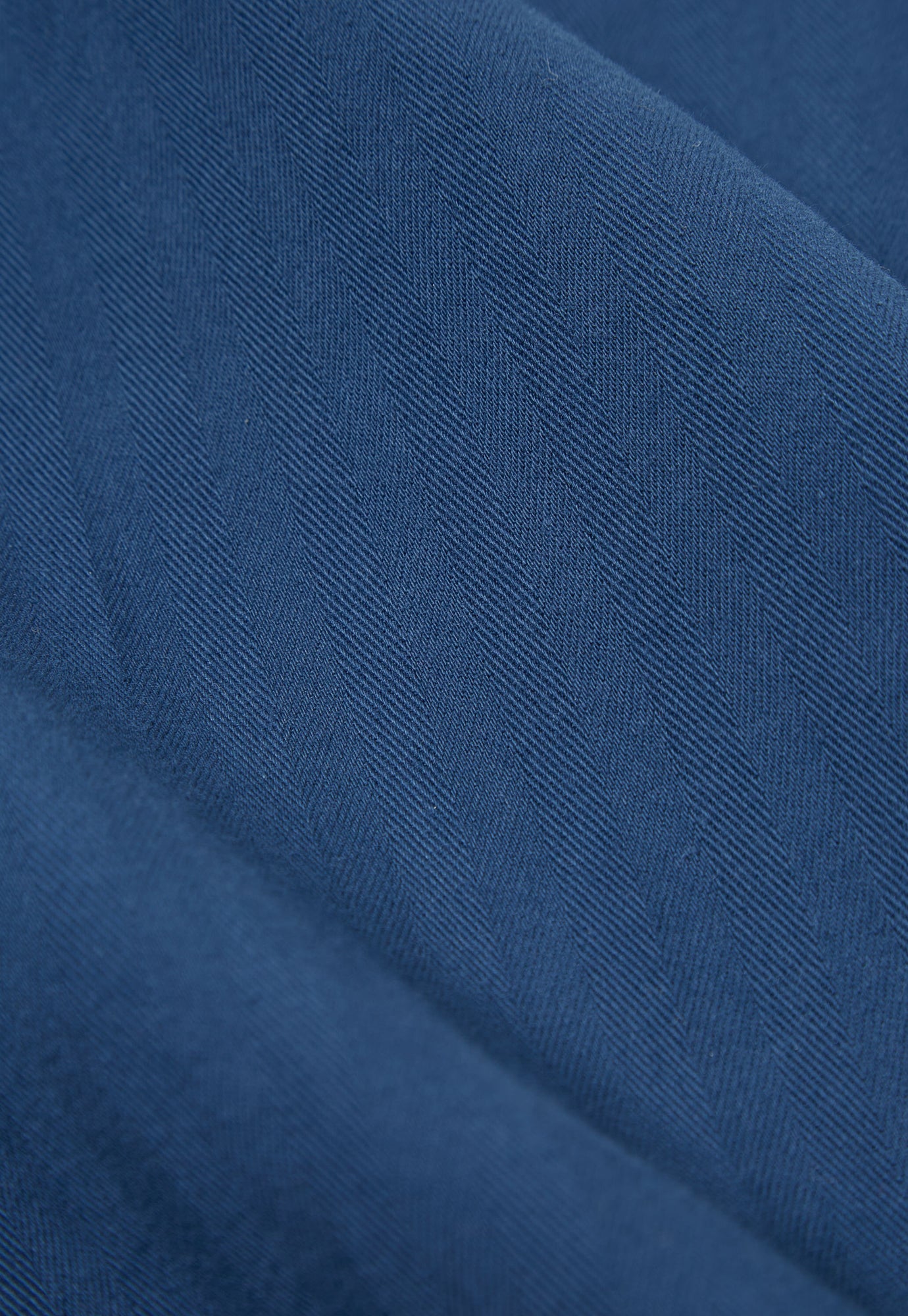 Universal Works Field Jacket in Washed Navy Italian Herringbone Cotton