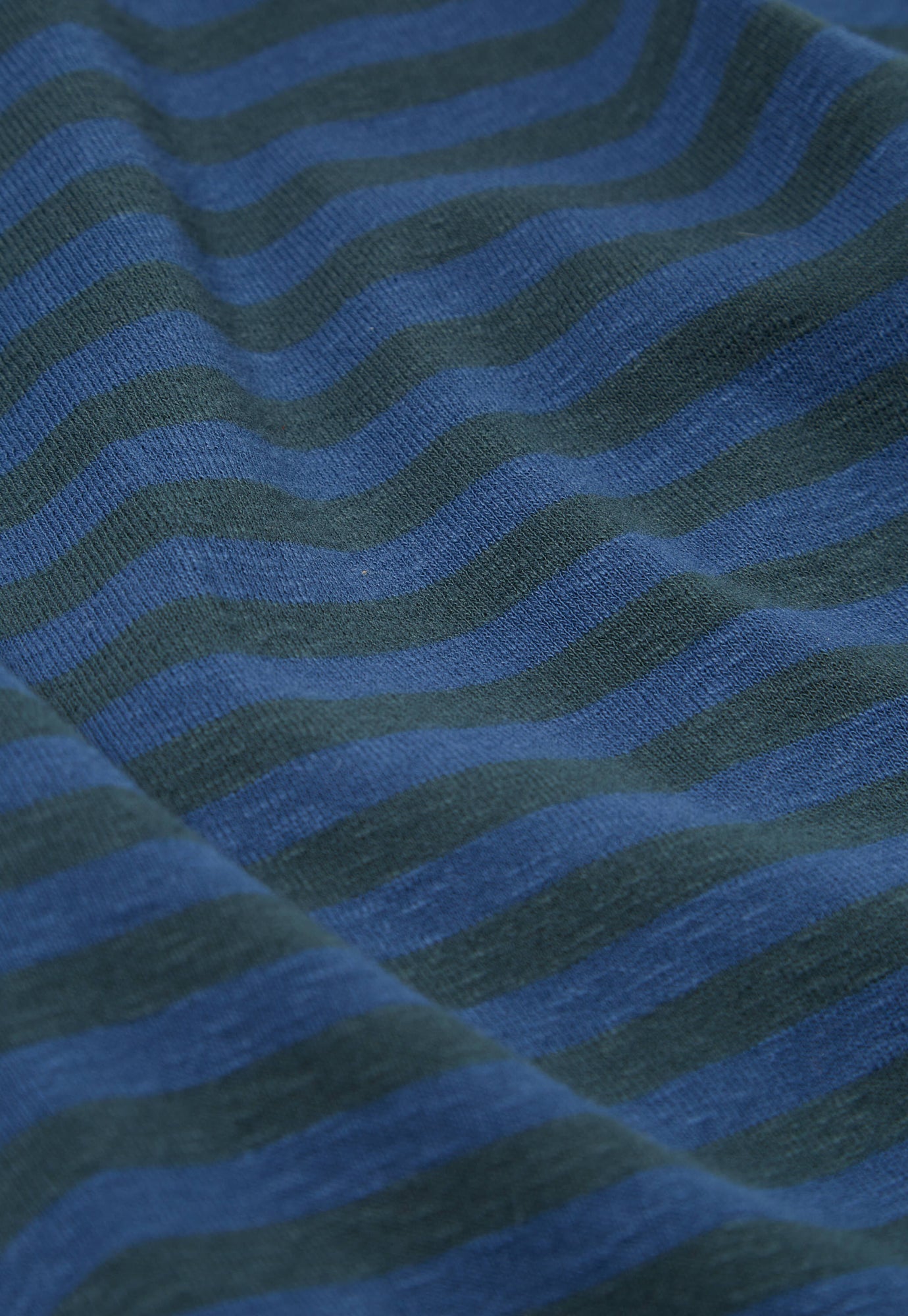 Universal Works Newlyn Polo in Navy O/D Dead Stock Jersey