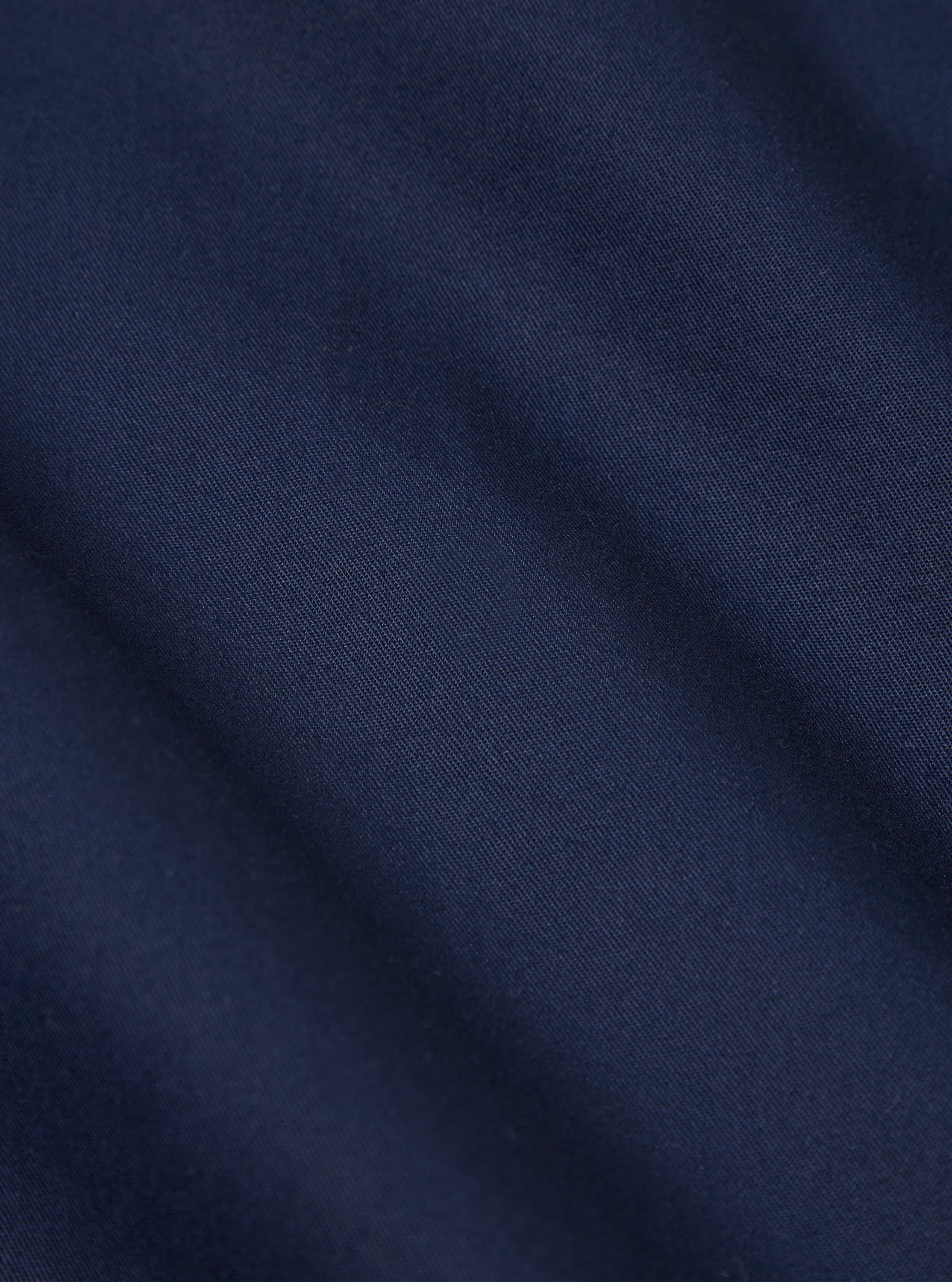 Universal Works Parachute Shirt in Navy Fine Twill