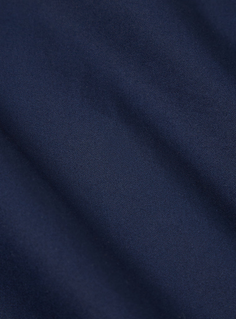 Universal Works Parachute Shirt in Navy Fine Twill