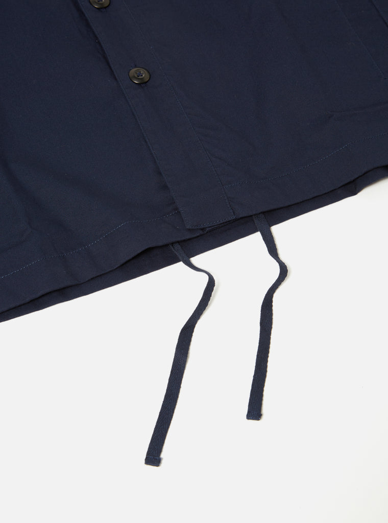 Universal Works Parachute Shirt in Navy Fine Twill