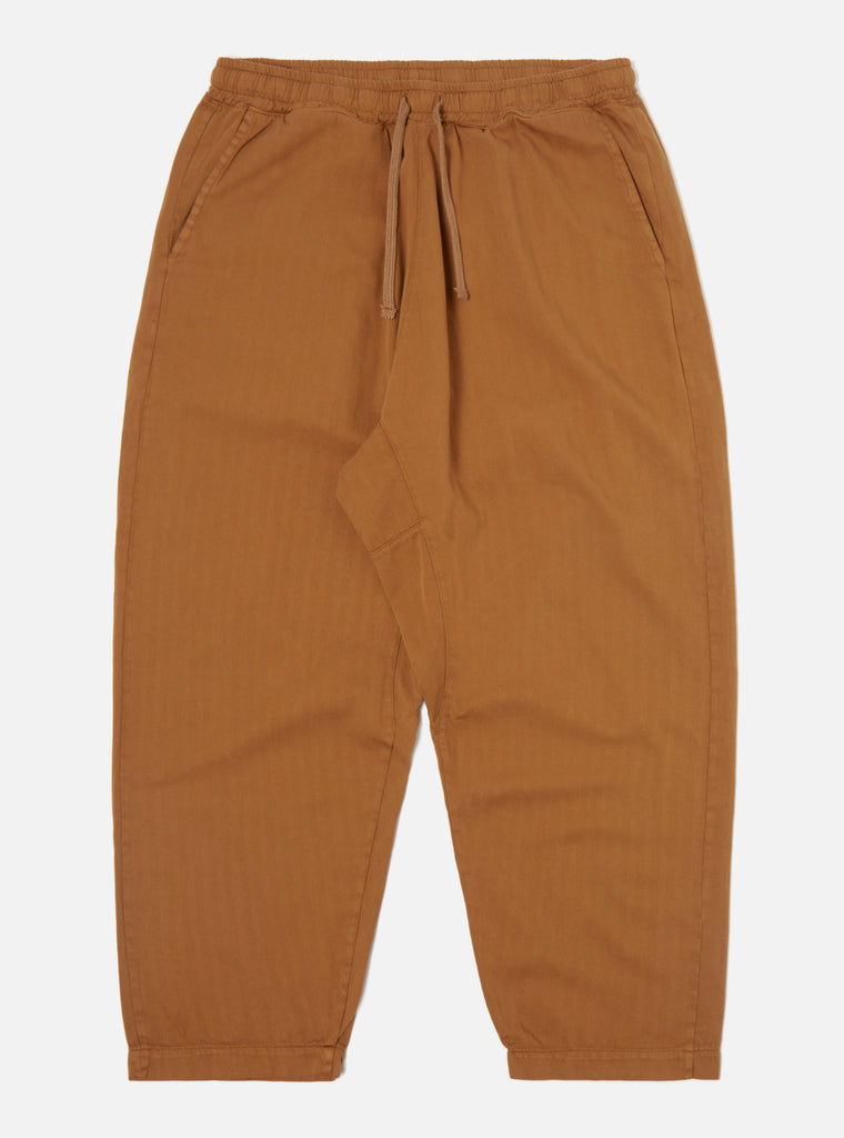 Universal Works Braga Pant II in Cumin Italian Herringbone Cotton