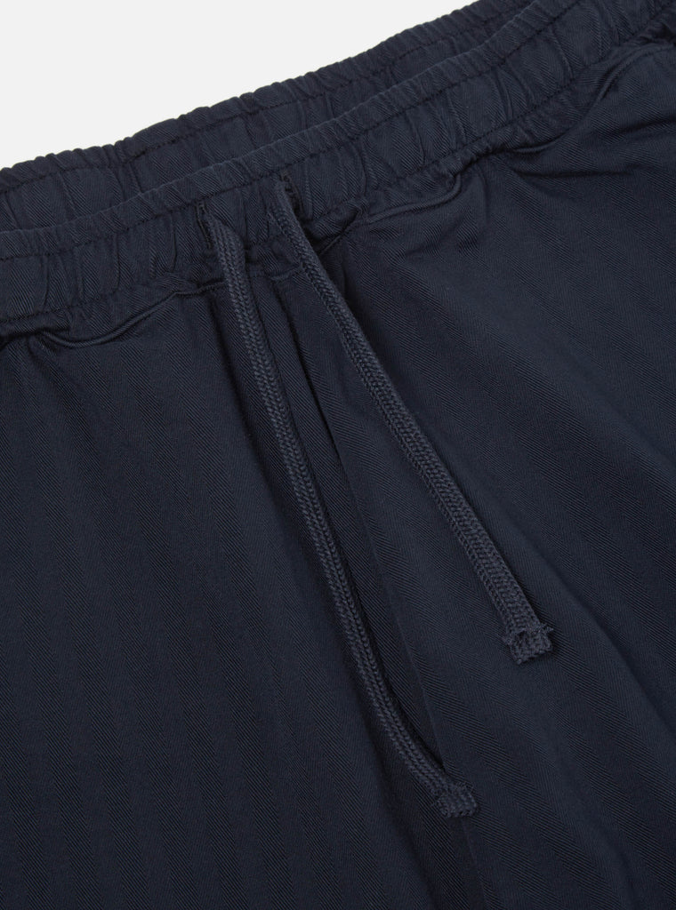 Universal Works Braga Pant II in Navy Italian Herringbone Cotton