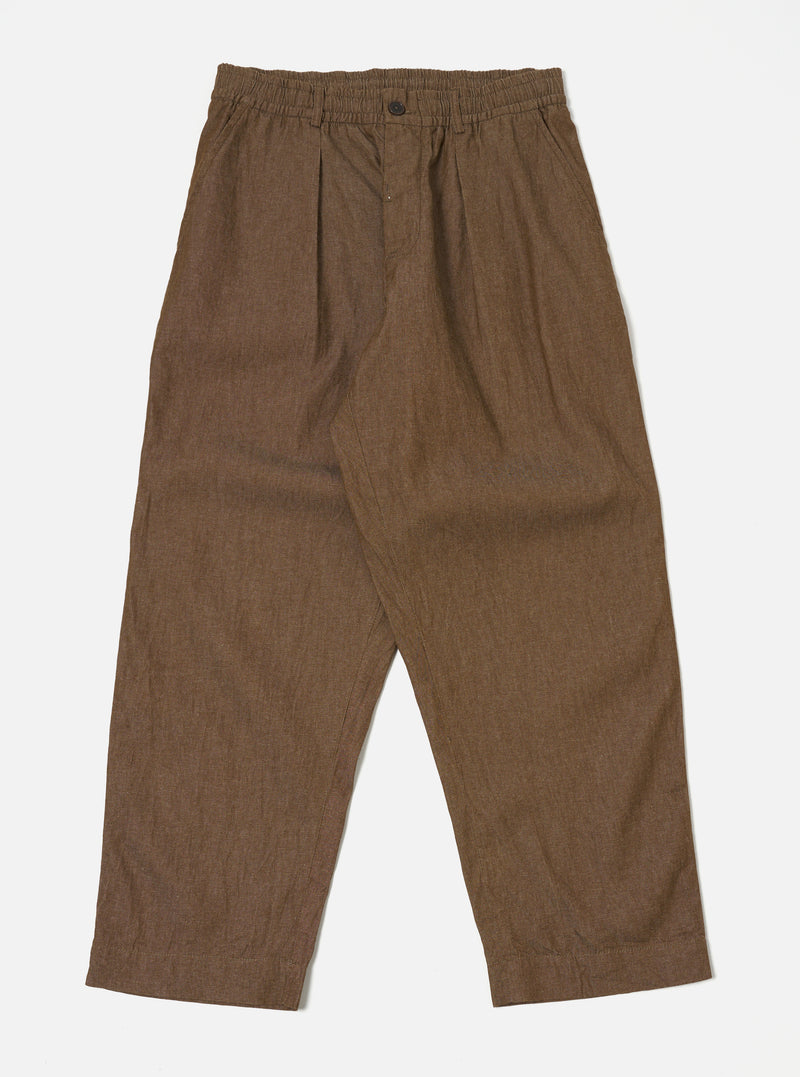 Universal Works Oxford Pant in Brown Y/D Twill