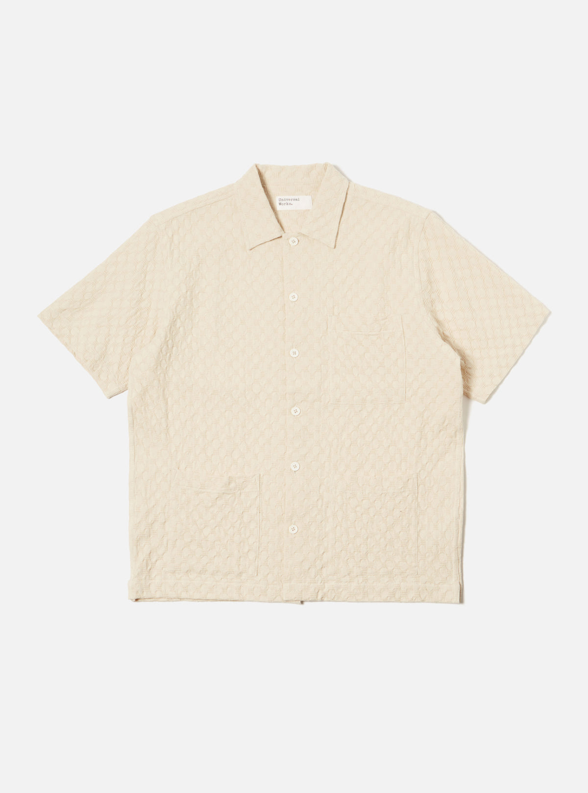Ecru Dot Waffle Island Shirt