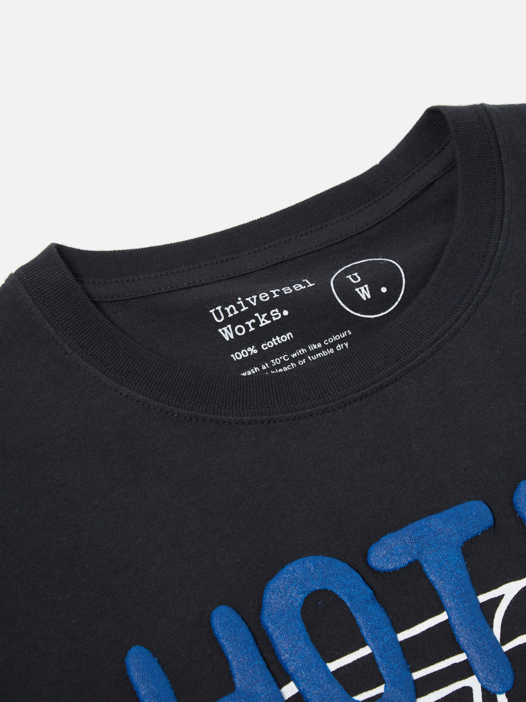 Navy Hotel Deluxe' Single Jersey Print Tee