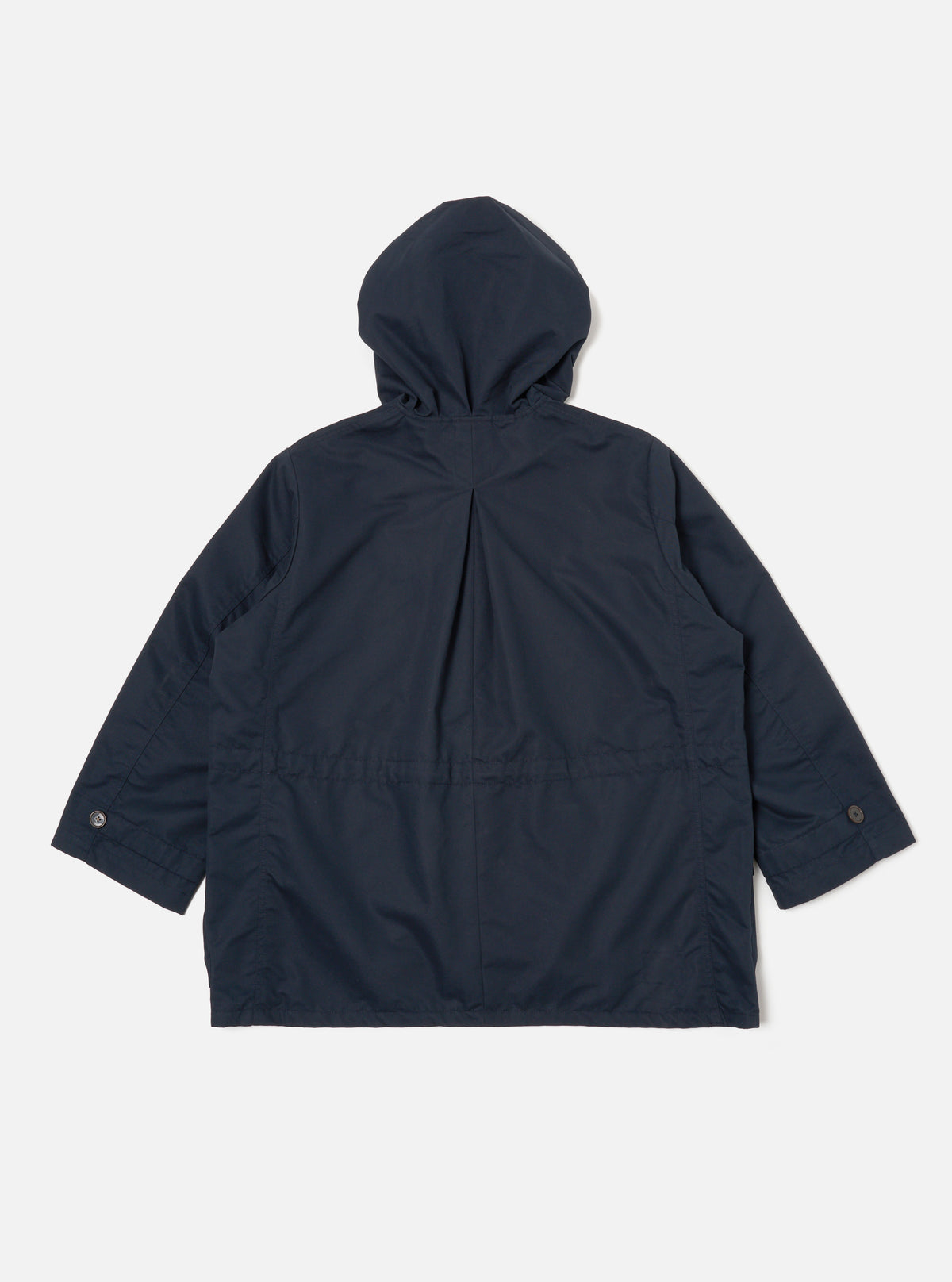 Universal Works Boston Parka in Navy Brushed Polytech