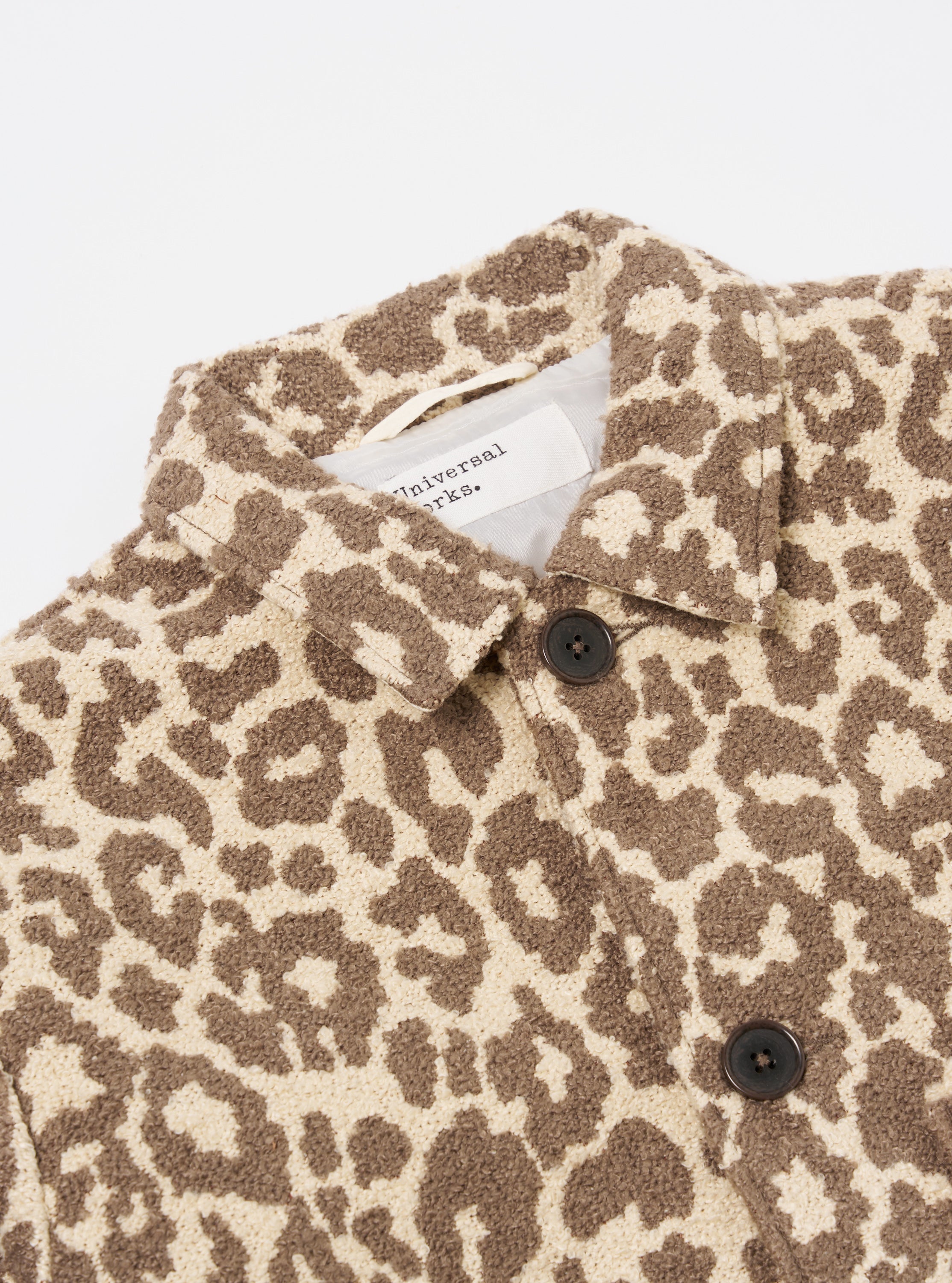 Monki leopard jacket best sale