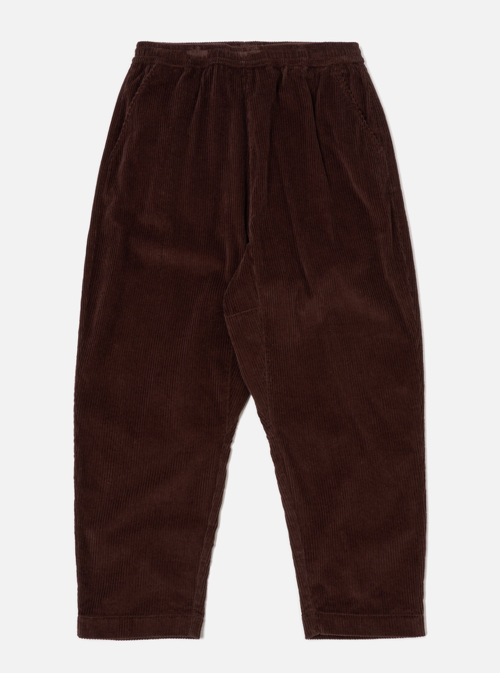 Universal Works Braga Pant in Rich Brown 6 Wale Cord