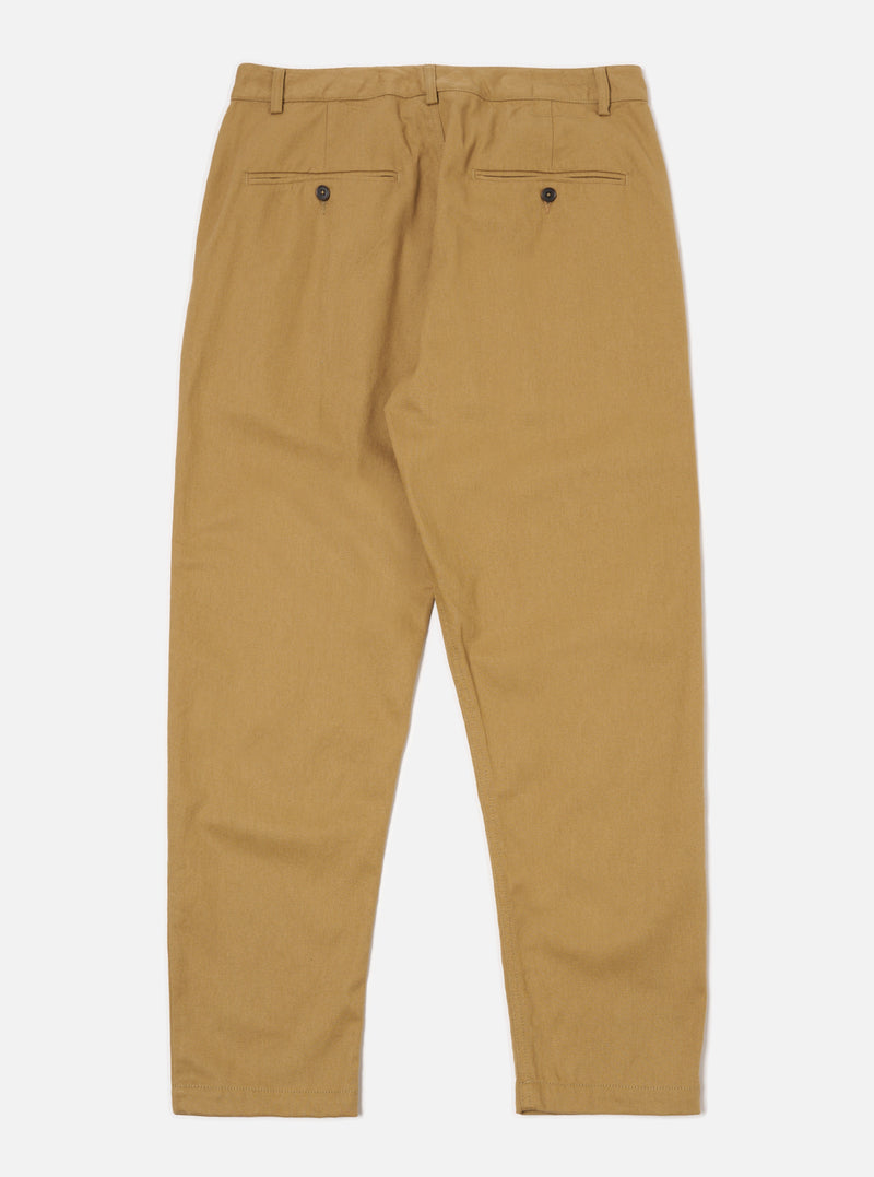 Universal Works Military Chino in Khaki Works Twill