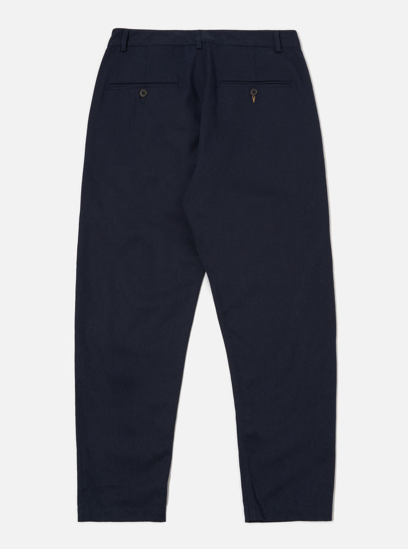 Universal Works Military Chino in Navy Works Twill