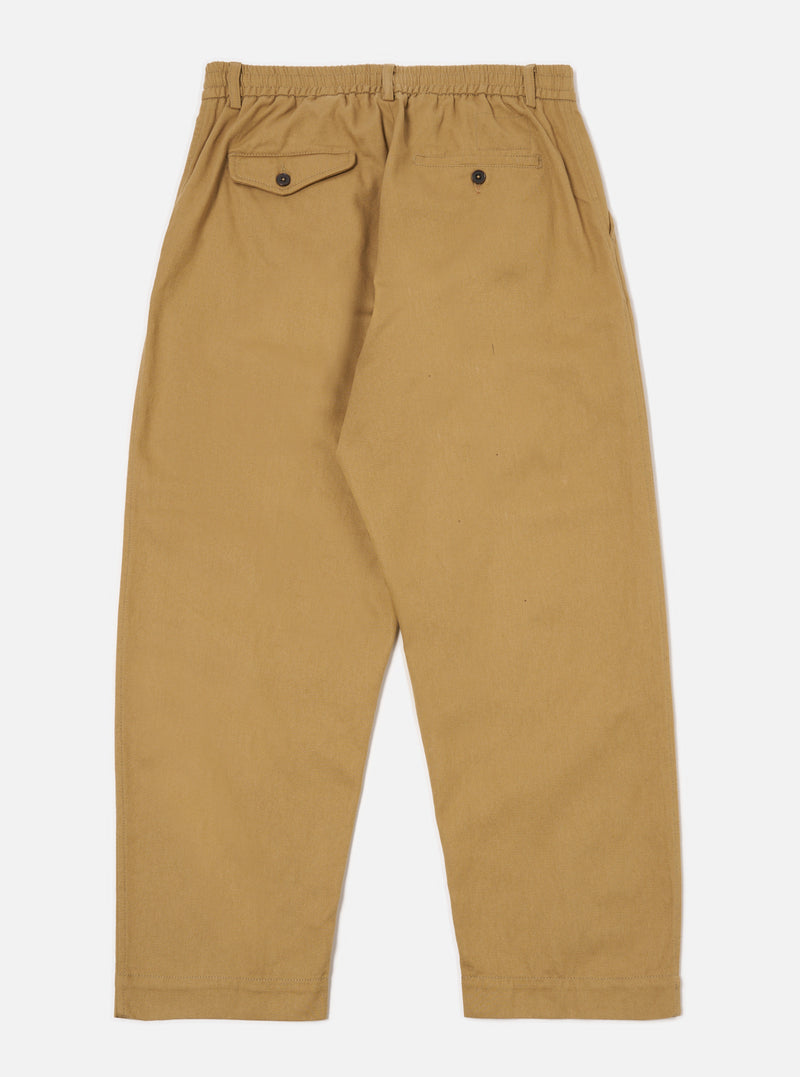 Universal Works Oxford Pant in Khaki Works Twill