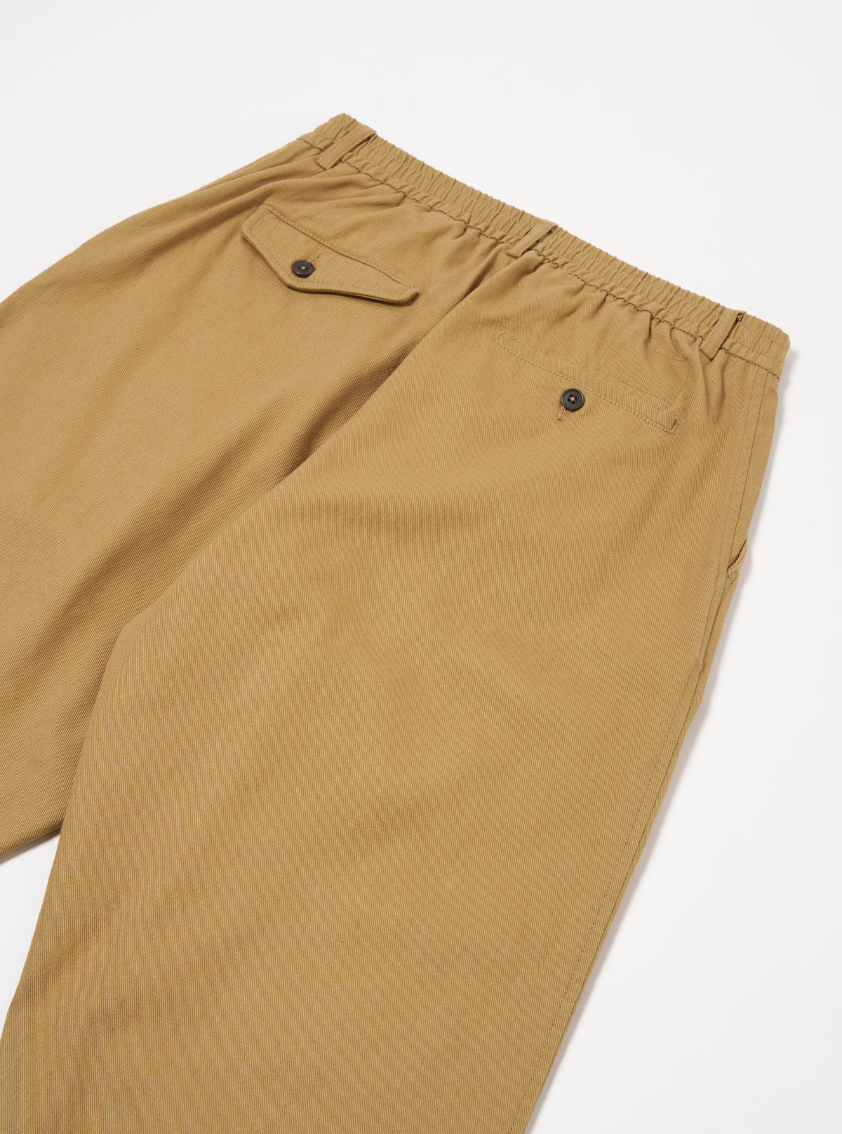 Universal Works Oxford Pant in Khaki Works Twill