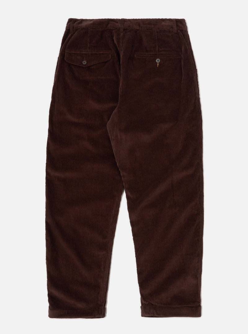 Universal Works Super Chino in Rich Brown 6 Wale Cord