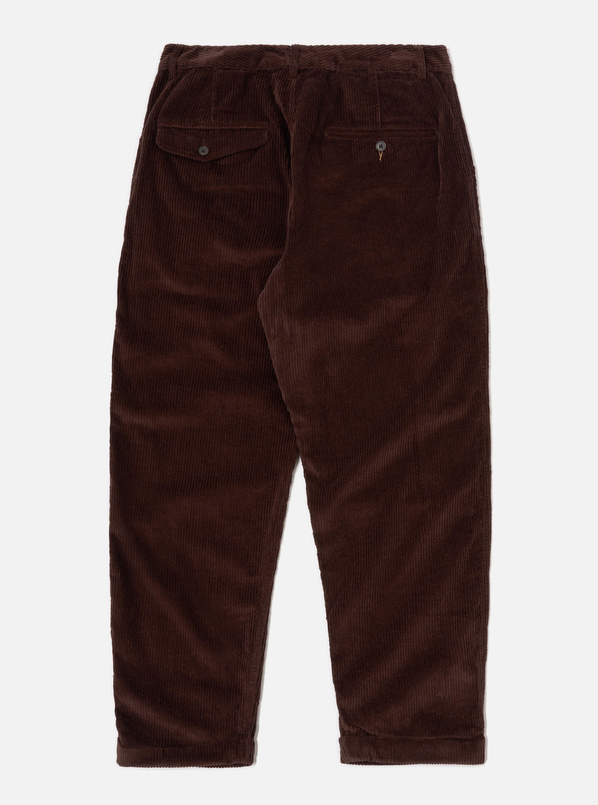 Universal Works Super Chino in Rich Brown 6 Wale Cord