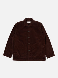 Universal Works Easy Jacket in Rich Brown 6 Wale Cord