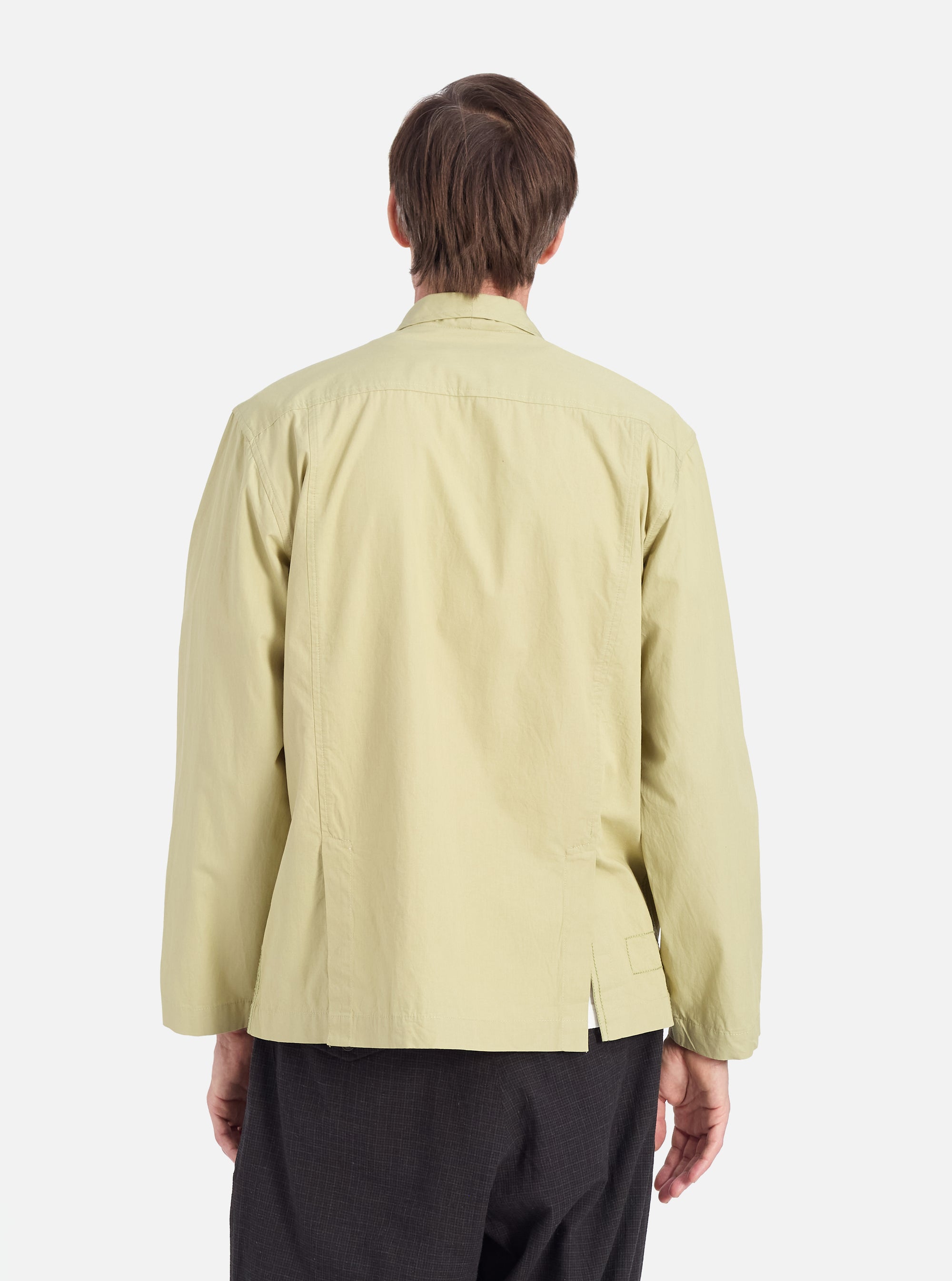 Universal Works Cancun Jacket in Pale Green Broadcloth