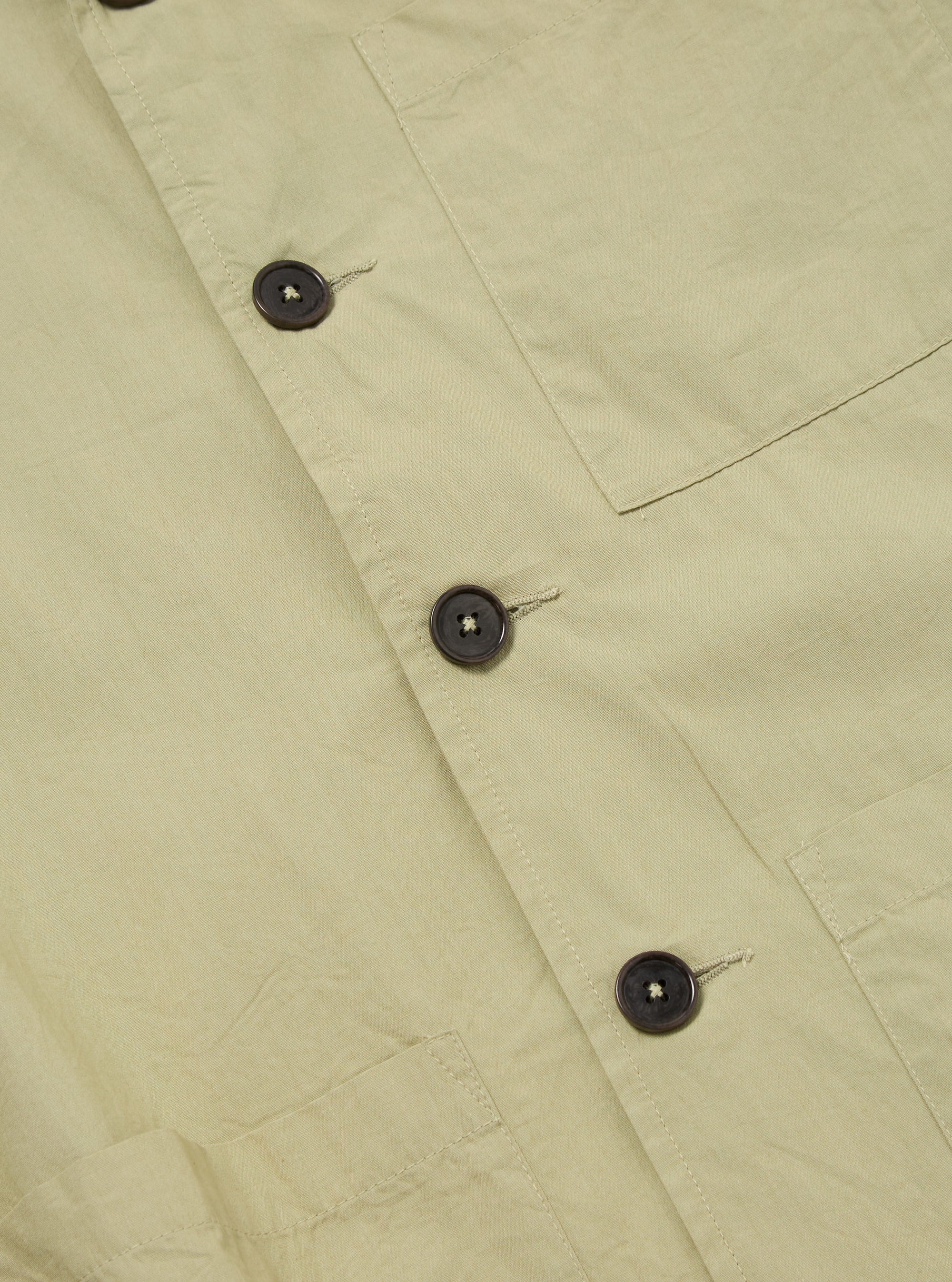 Universal Works Cancun Jacket in Pale Green Broadcloth