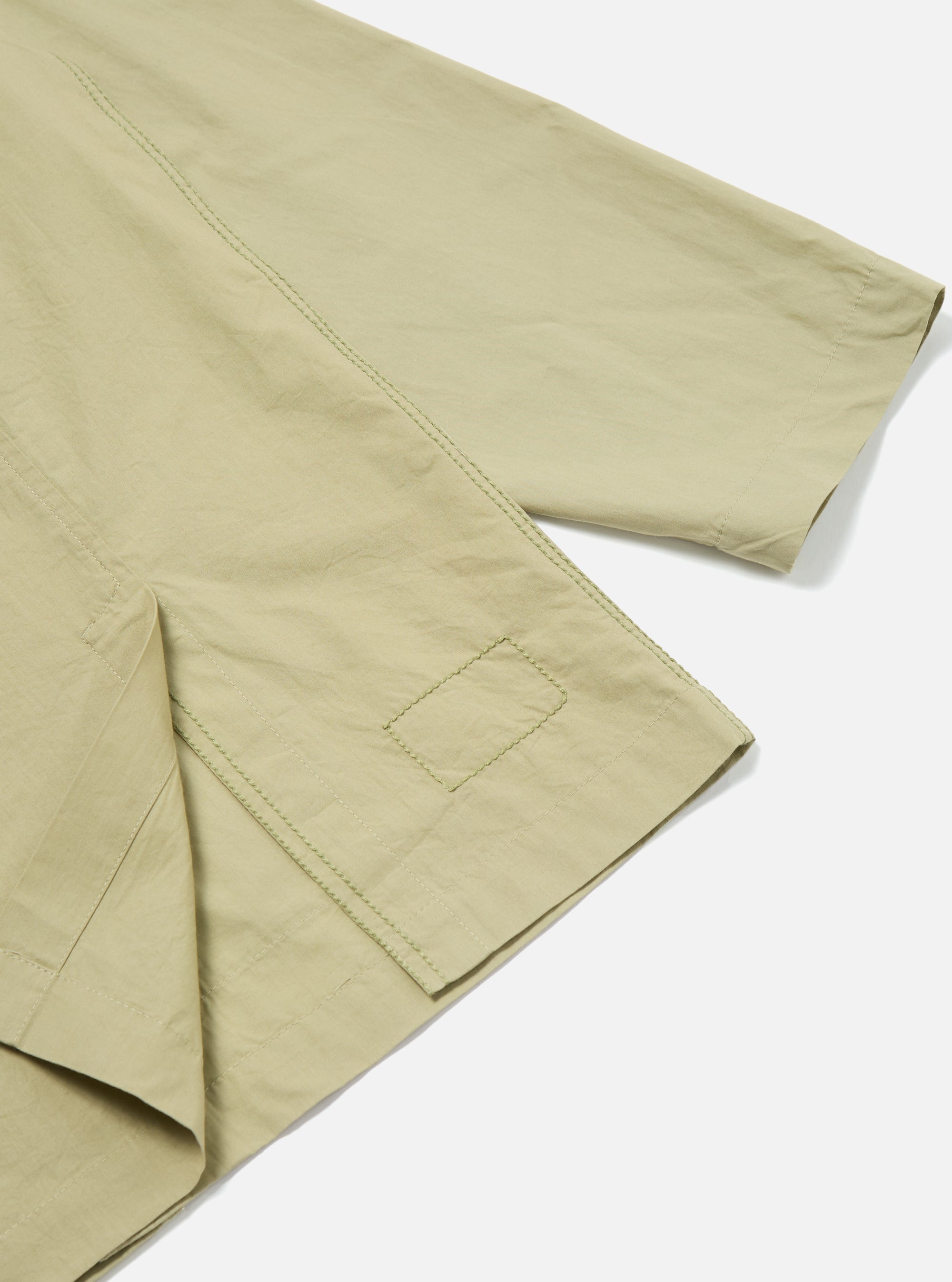 Universal Works Cancun Jacket in Pale Green Broadcloth
