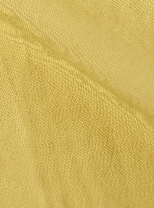 Universal Works Jungle Jacket in Lemon Linen Slub Weave