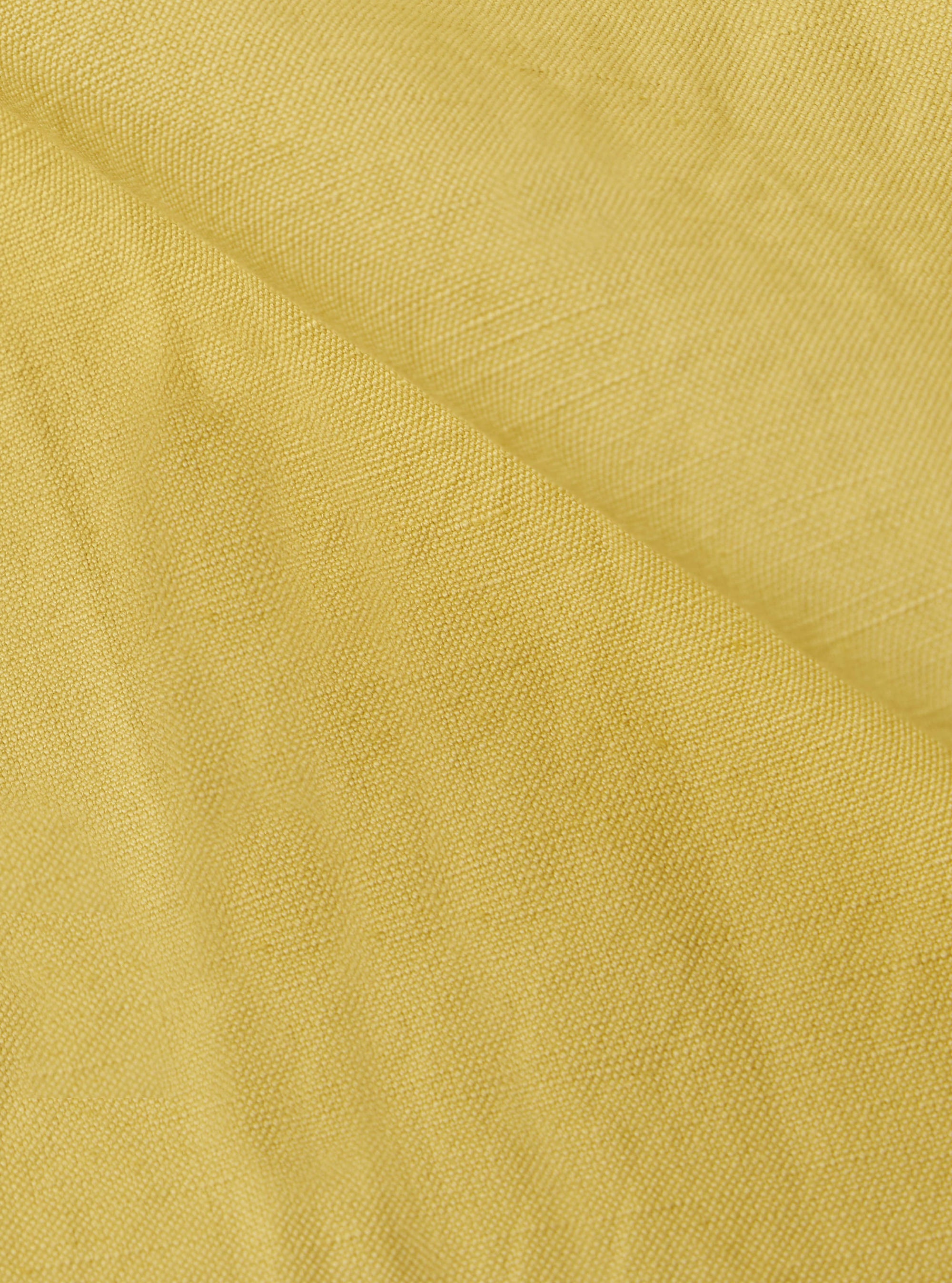 Universal Works Jungle Jacket in Lemon Linen Slub Weave