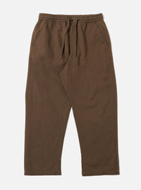 Universal Works Hi Water Trouser in Khaki Linen Slub Weave