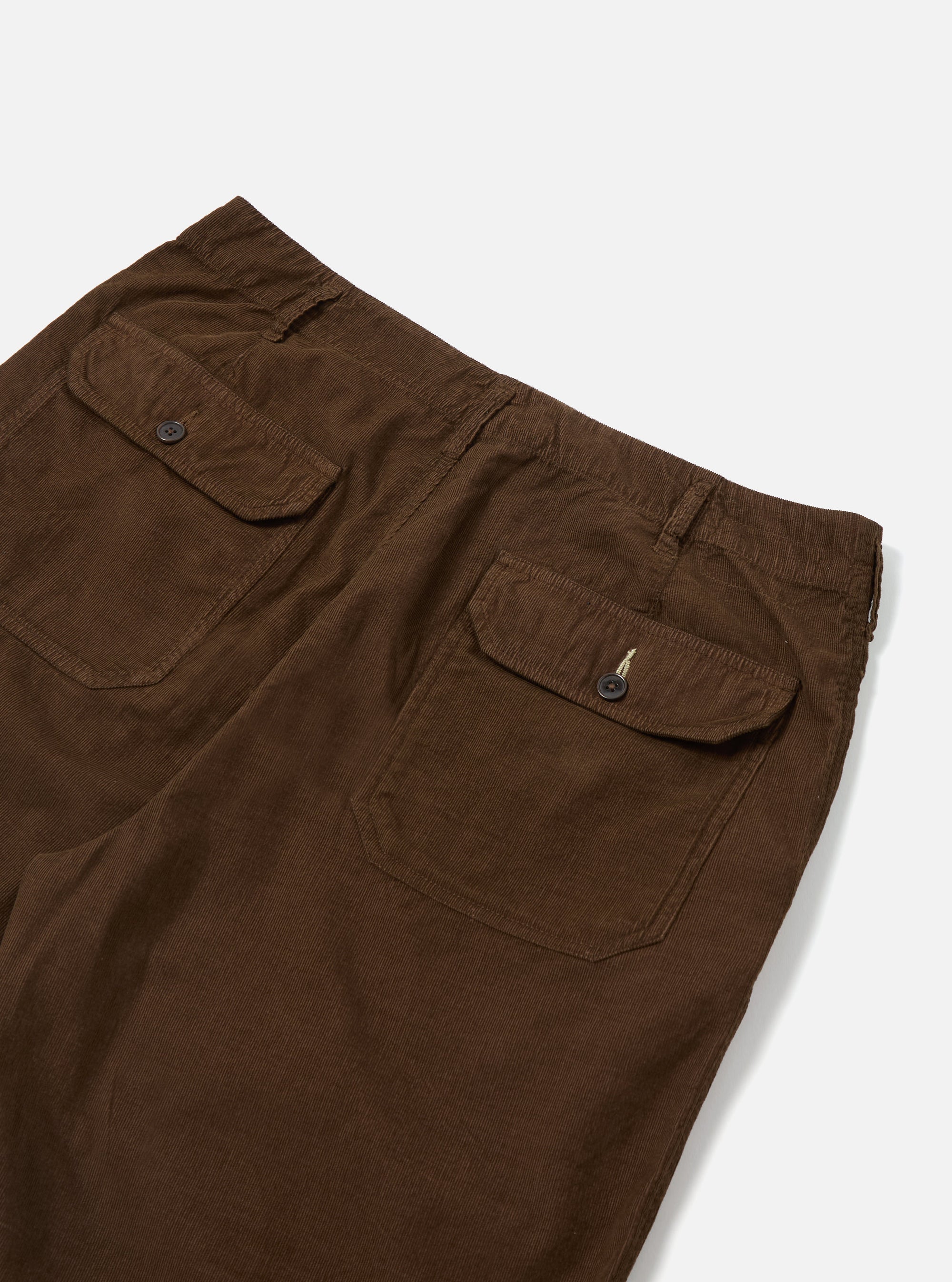 Universal Works Alva Short in Khaki Summer Cord