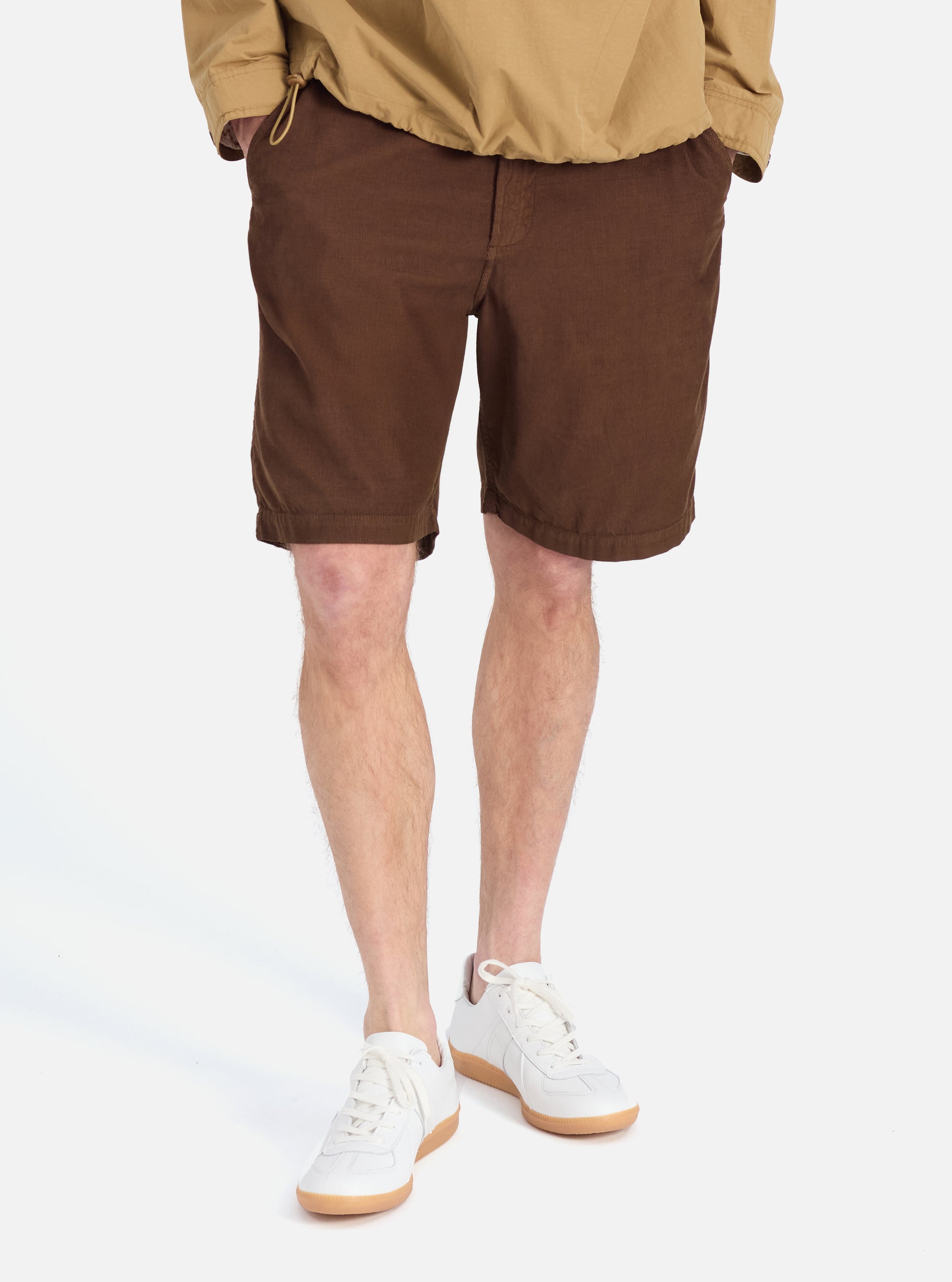 Universal Works Alva Short in Khaki Summer Cord
