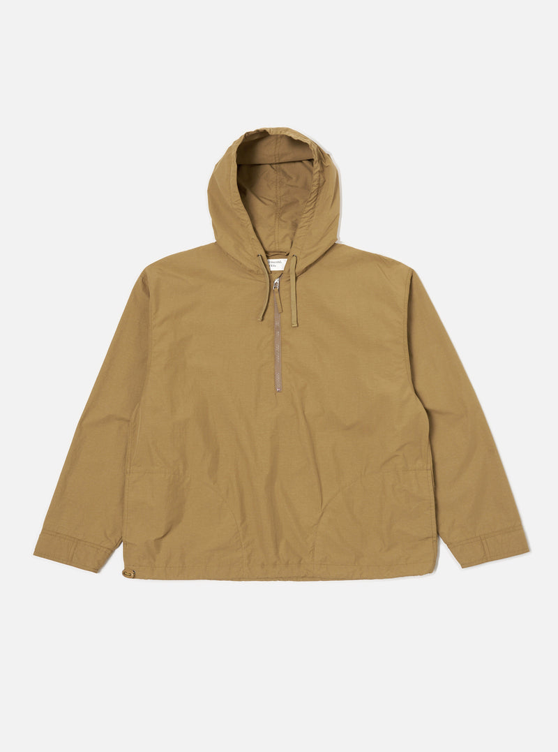 Universal Works Liam Jacket in Dark Sand Peach Recycled Nylon