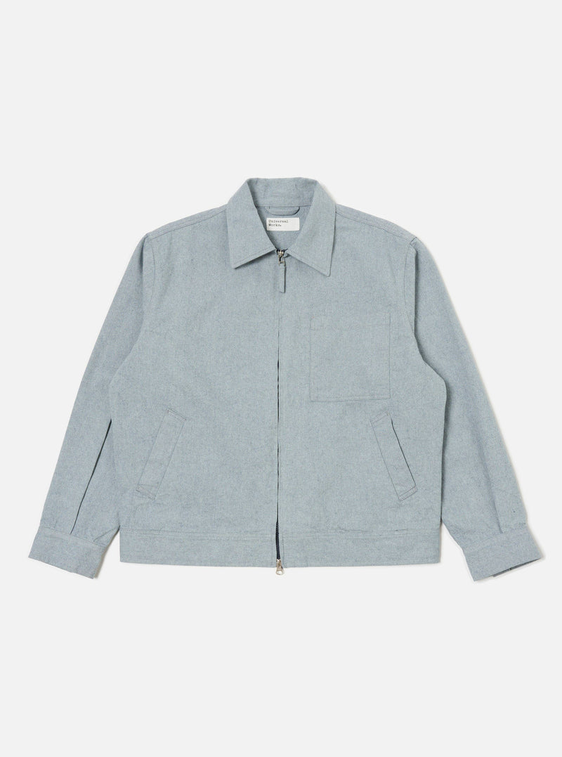 Universal Works Rose Bowl Jacket in Indigo Reworked Jean Cloth