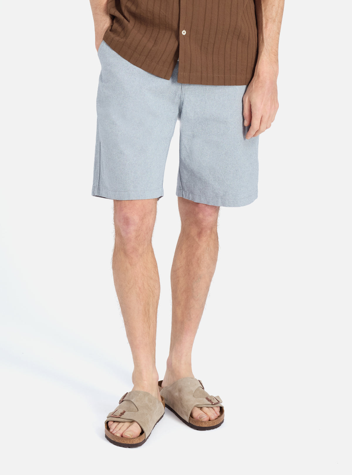 Universal Works Alva Short in Indigo Reworked Jean Cloth