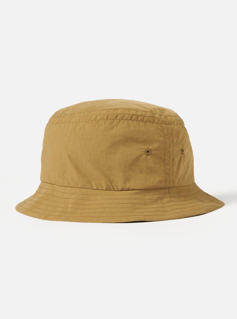 Universal Works Beach Hat in Dark Sand Peach Recycled Nylon