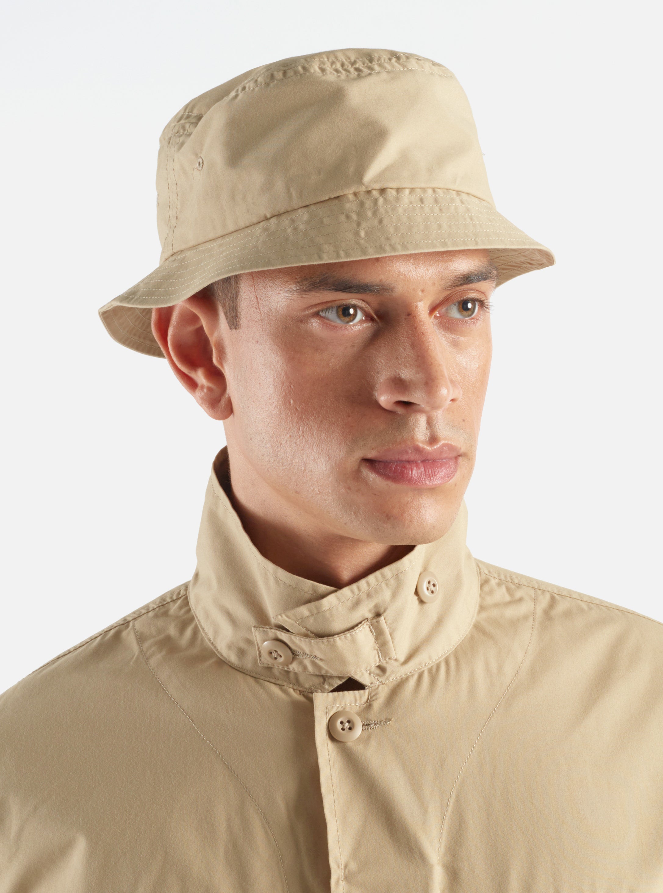 Universal Works Beach Hat in Sand Recycled Poly Tech