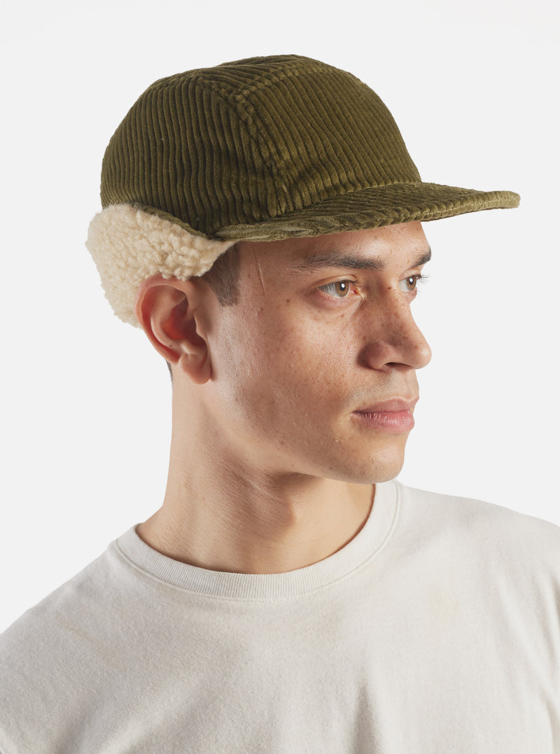 cableami® 5w Cap in Olive Corduroy