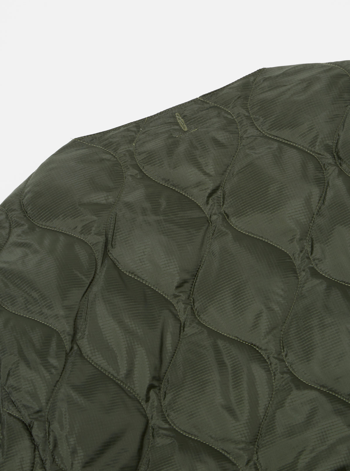 Taion by F/CE. Packable Inner Down Jacket in Olive Nylon Ripstop/Duck Down