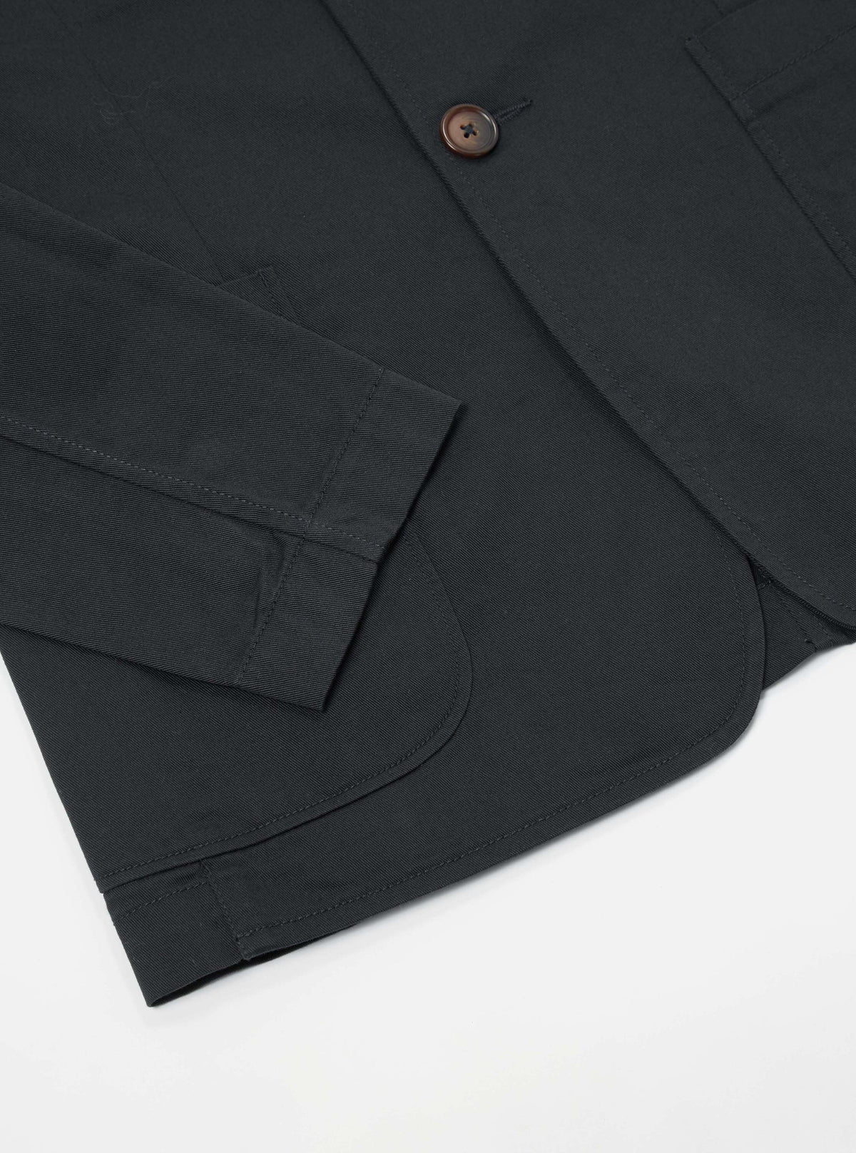 Universal Works London Jacket in Black Twill