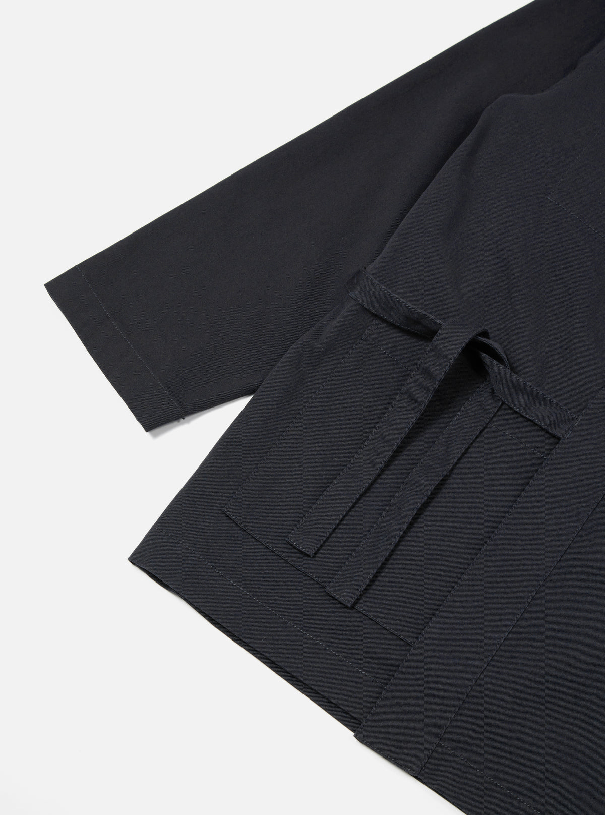 Universal Works Kyoto Work Jacket in Black Twill