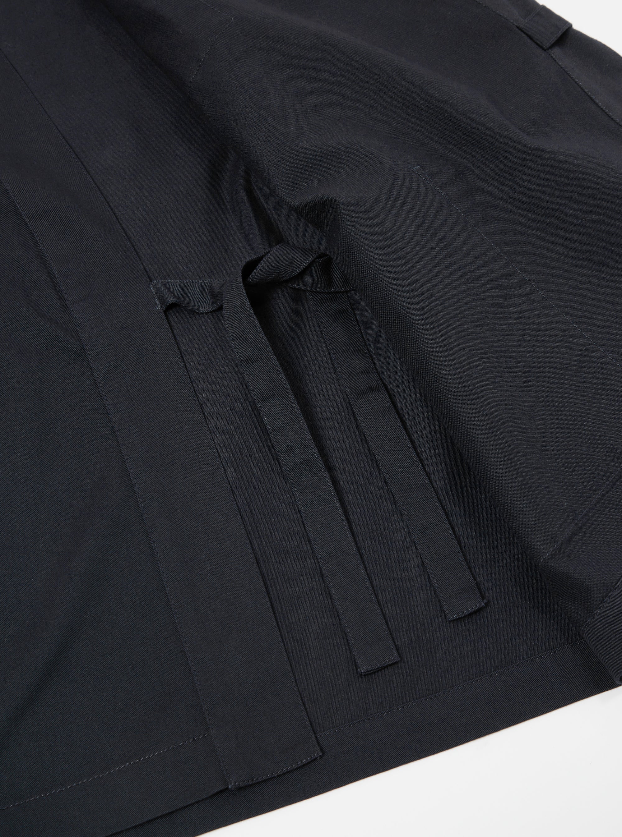 Universal Works Kyoto Work Jacket in Black Twill